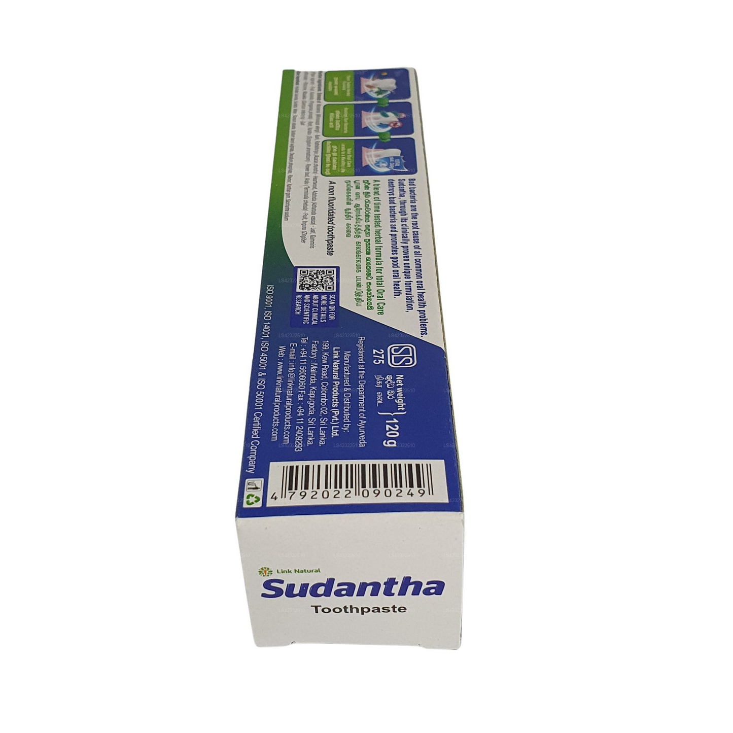 Dentifricio a base di erbe Link Sudantha