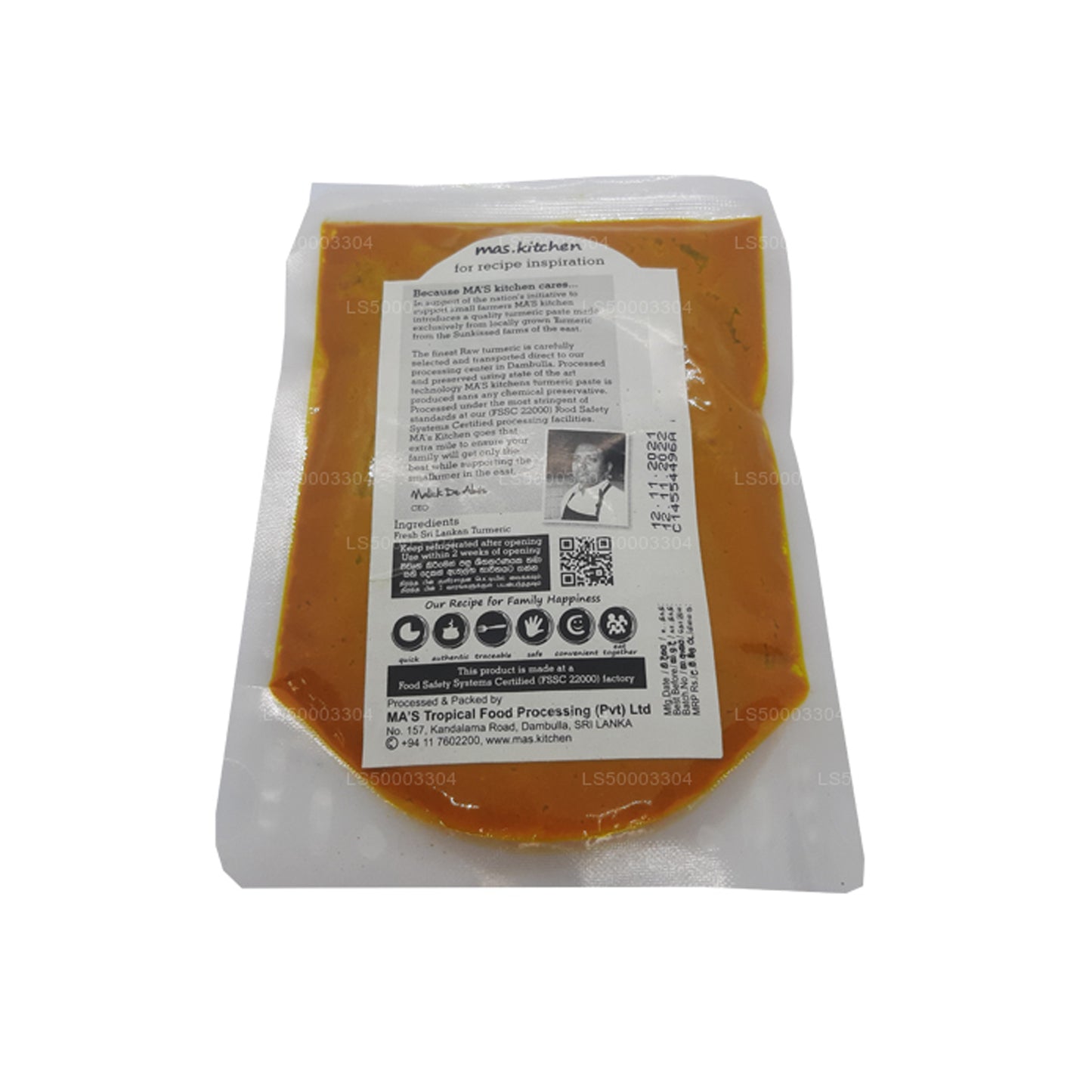 Pasta alla curcuma MA's Kitchen (150g)