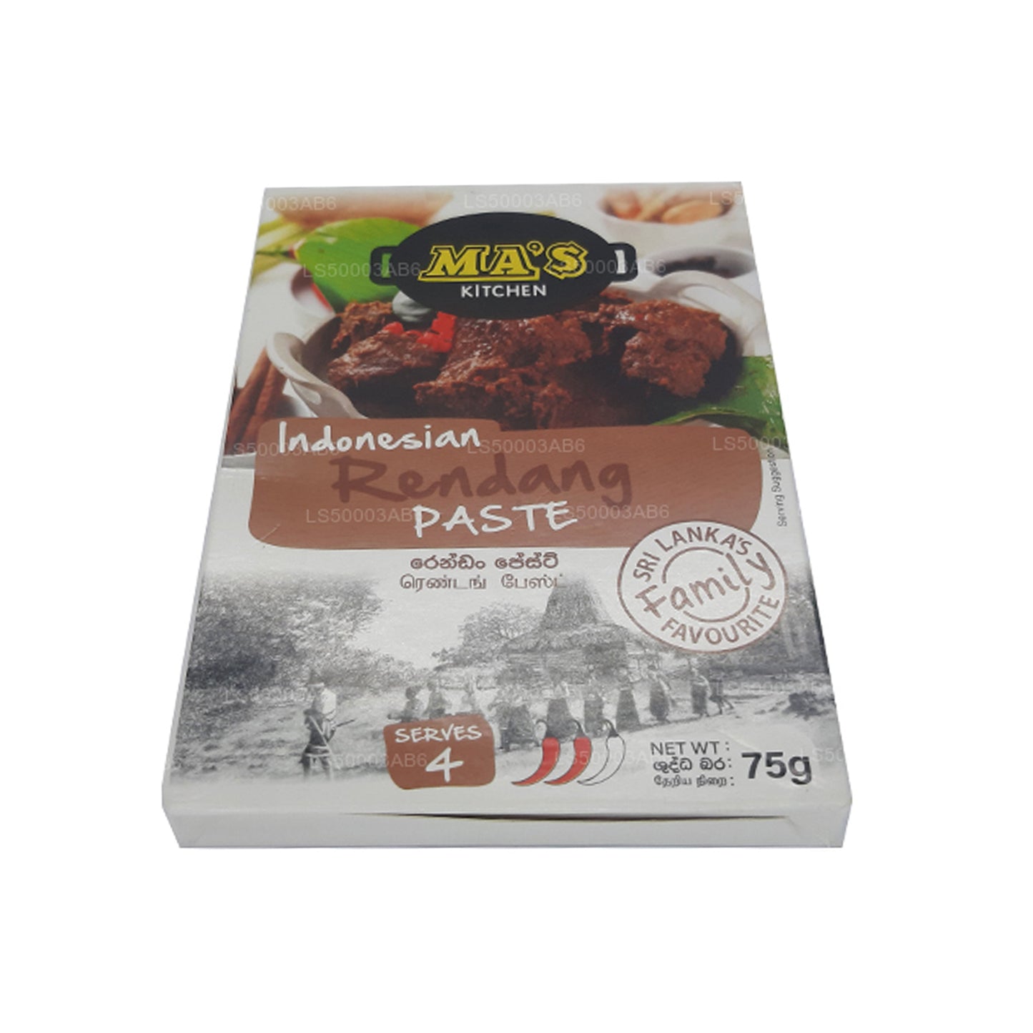 Pasta Rendang indonesiana MA's Kitchen (75g)