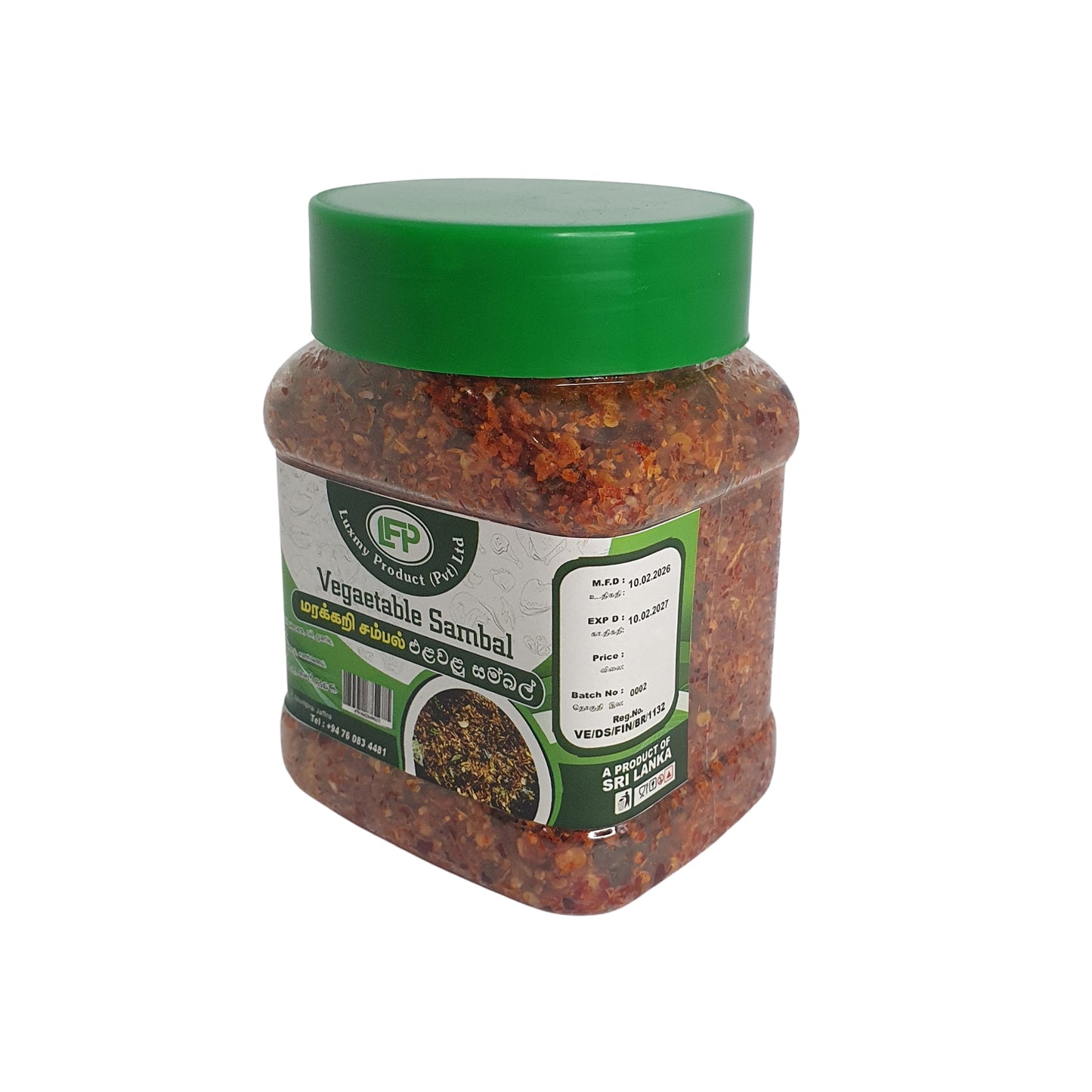 Luxmy Sambal di verdure (200 g)