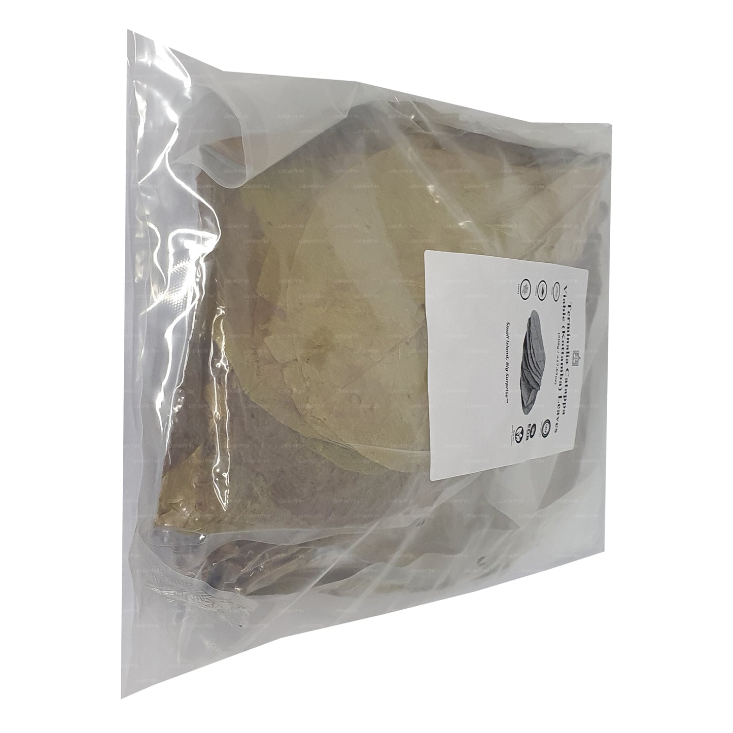 Lakpura disidratata (Kottan, Kottamba, mandorla indiana) Terminalia catappa 100 foglie (100 g)