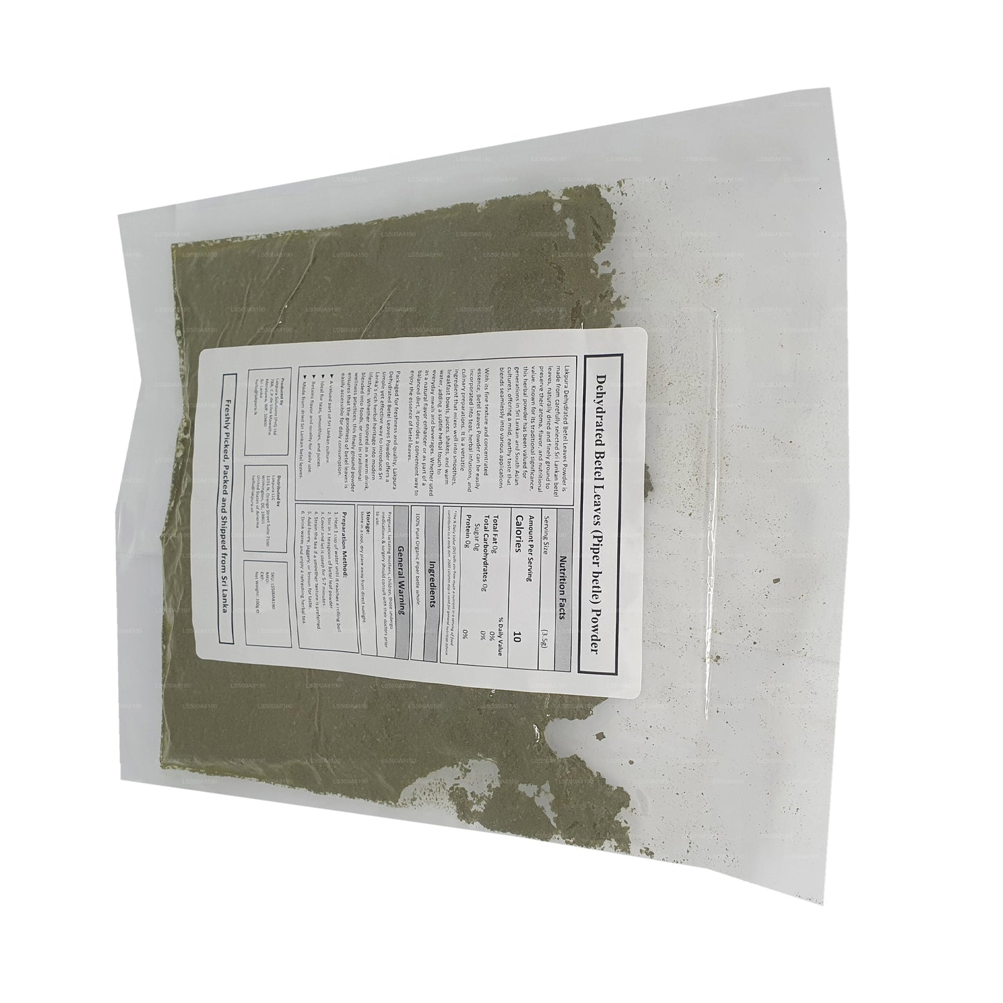 Lakpura Dehydrated Betel Leaves Powder (100g)