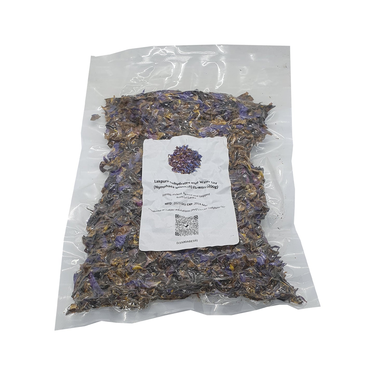 Lakpura® Dehydrated Blue Water Lily Flowers