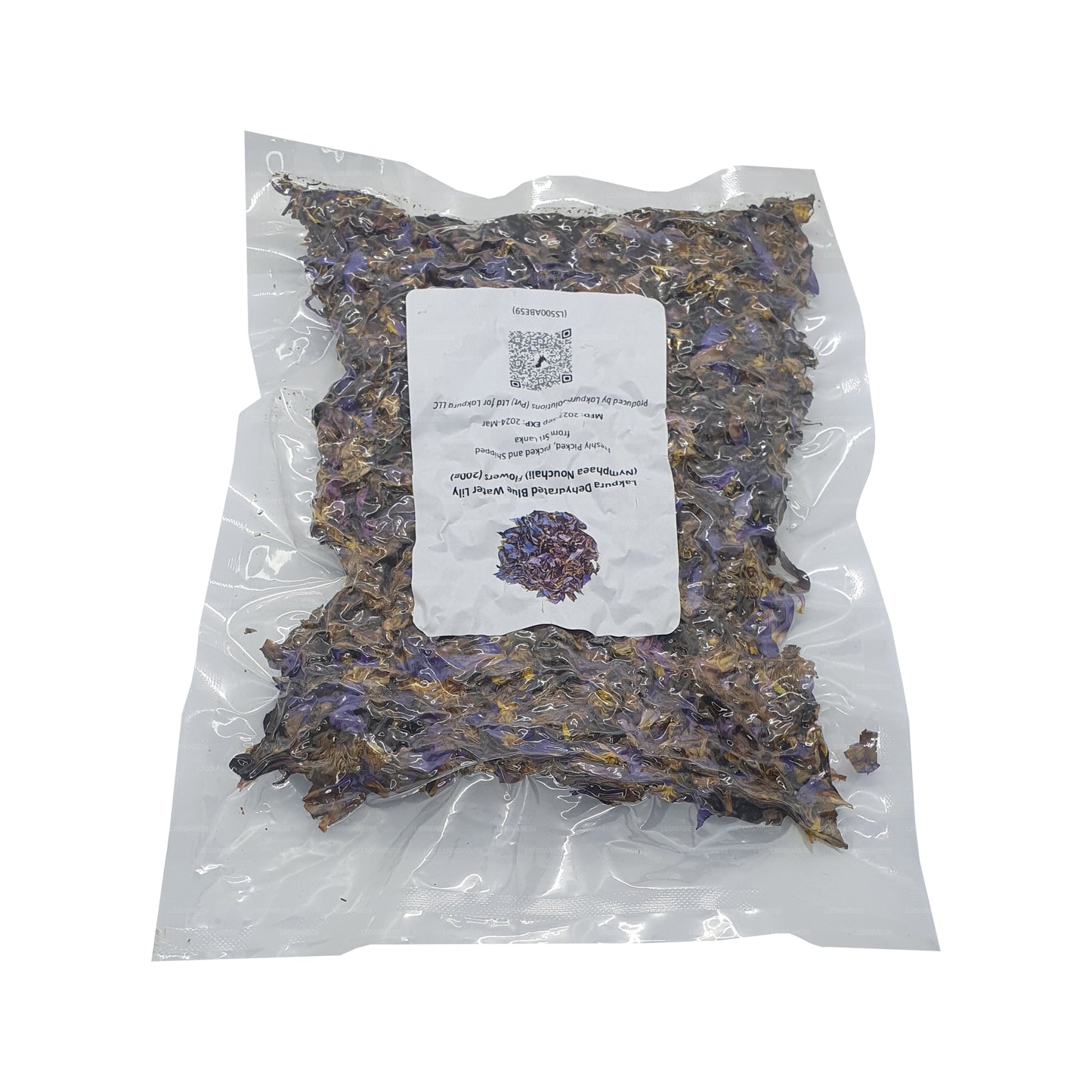 Lakpura® Dehydrated Blue Water Lily Flowers