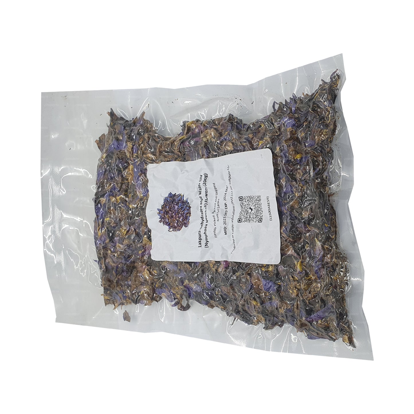 Lakpura® Dehydrated Blue Water Lily Flowers