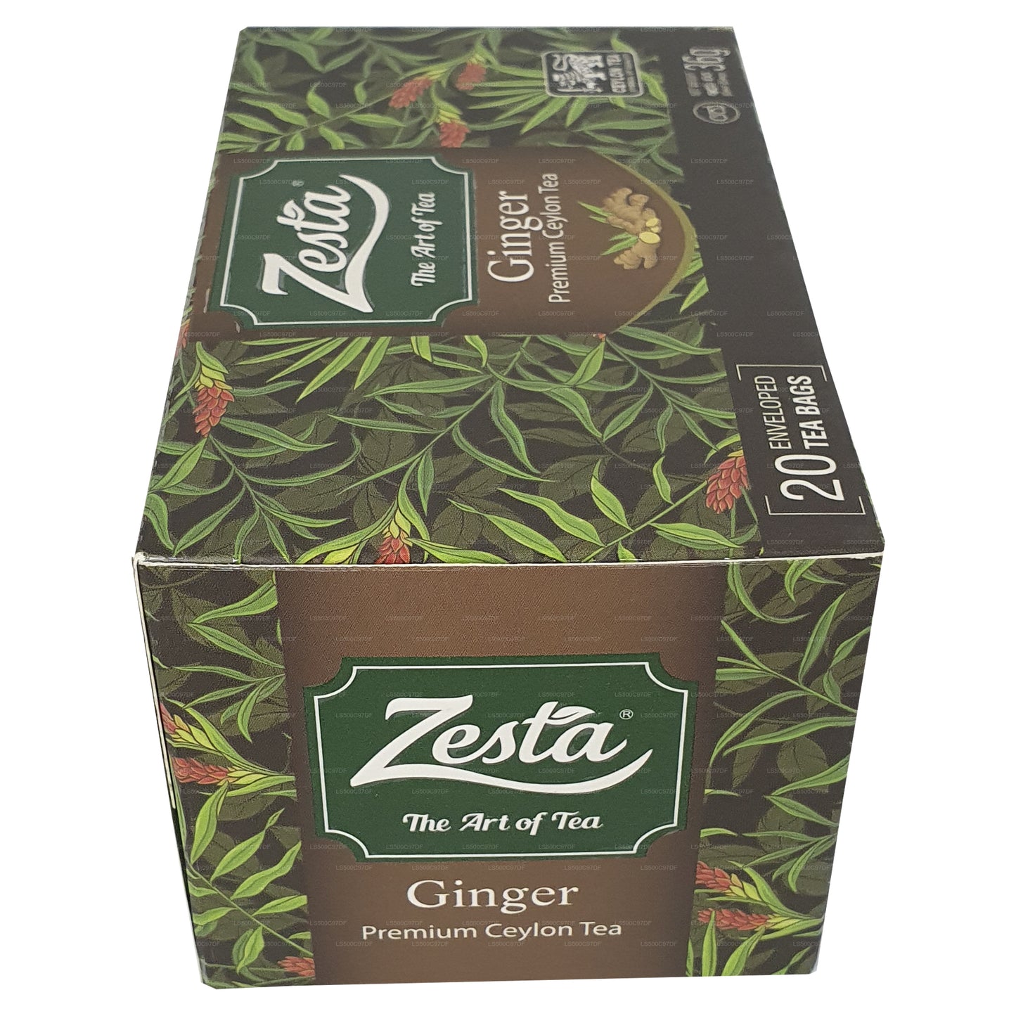 Zesta Ginger Premium Ceylon Tea (36g) 20 Tea Bags