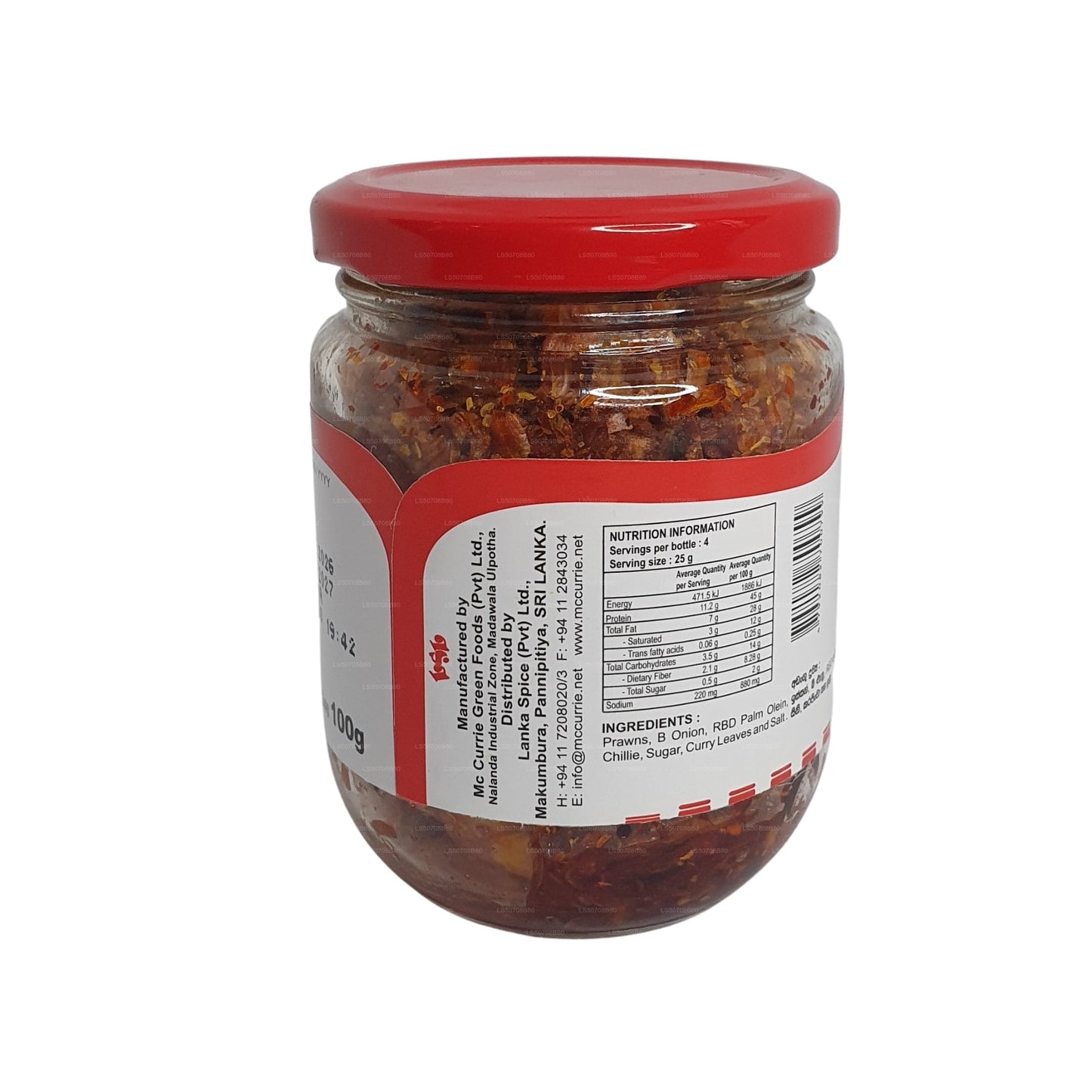 Badun ai gamberi Mc Currie (100g)