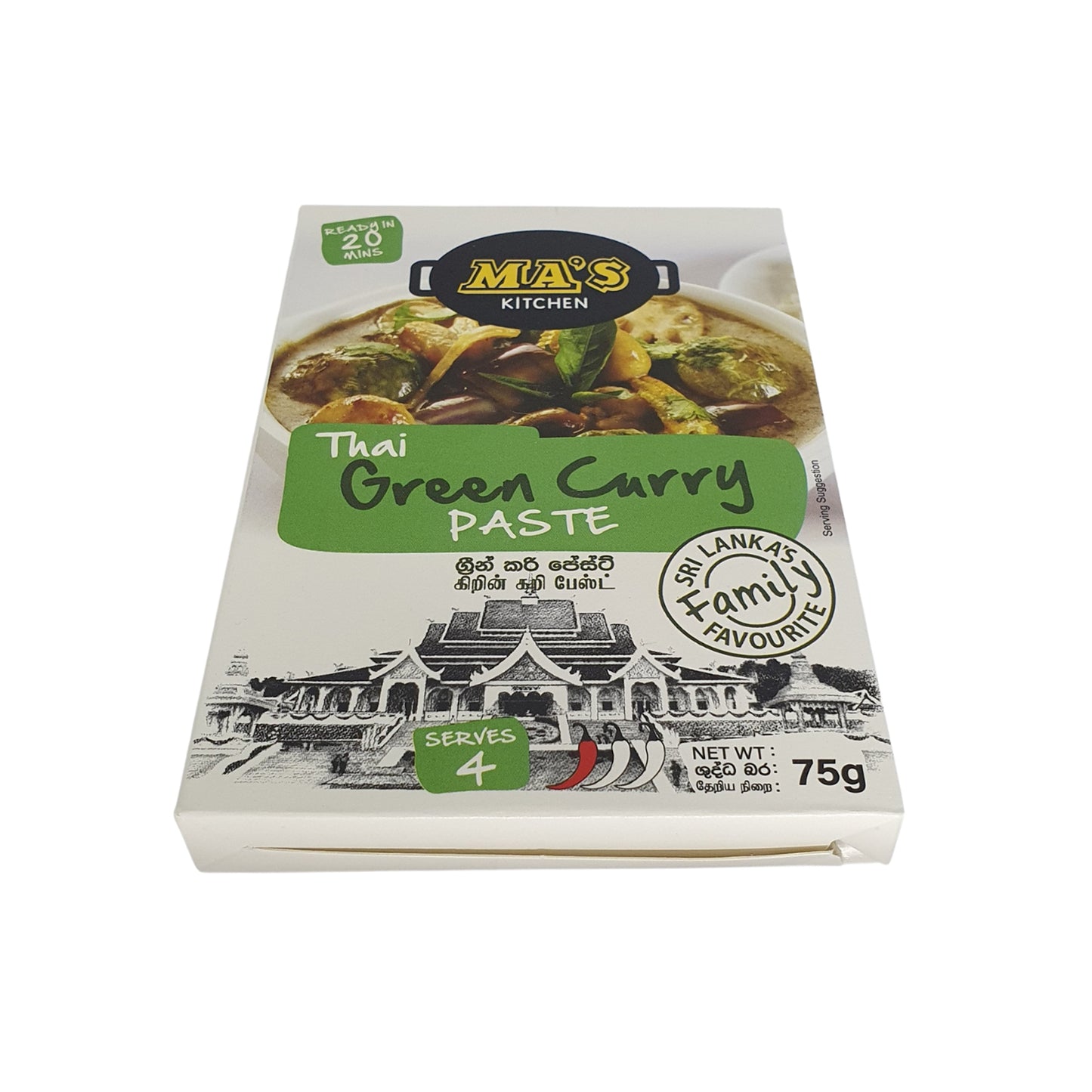 Pasta al curry verde tailandese MA's Kitchen (60g)