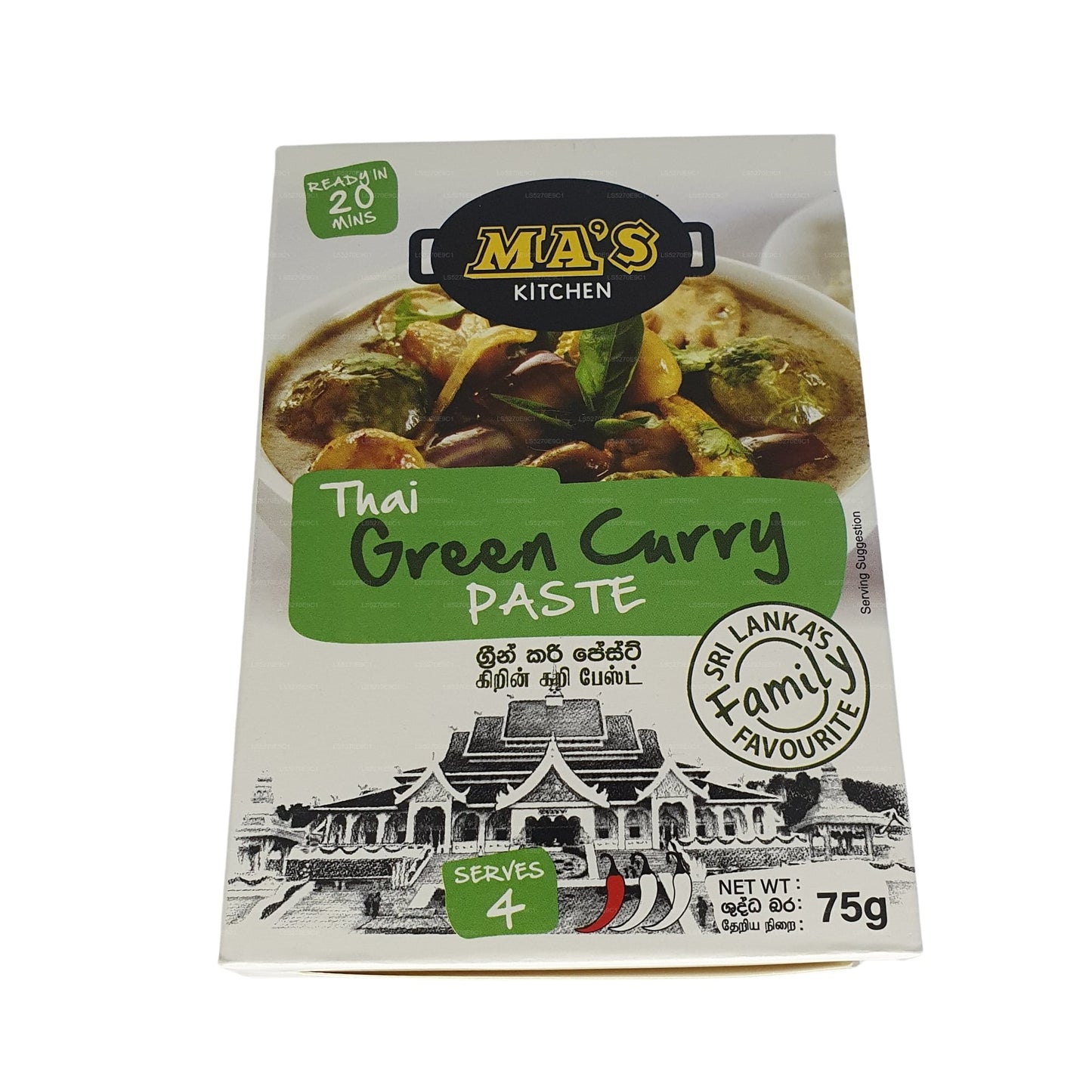 Pasta al curry verde tailandese MA's Kitchen (60g)