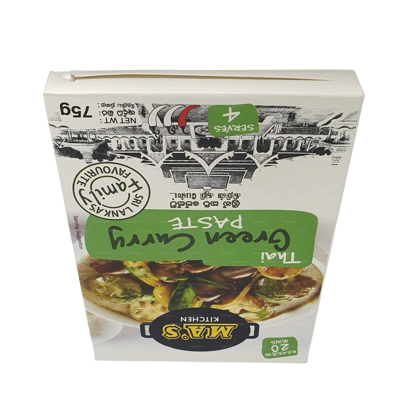 Pasta al curry verde tailandese MA's Kitchen (60g)