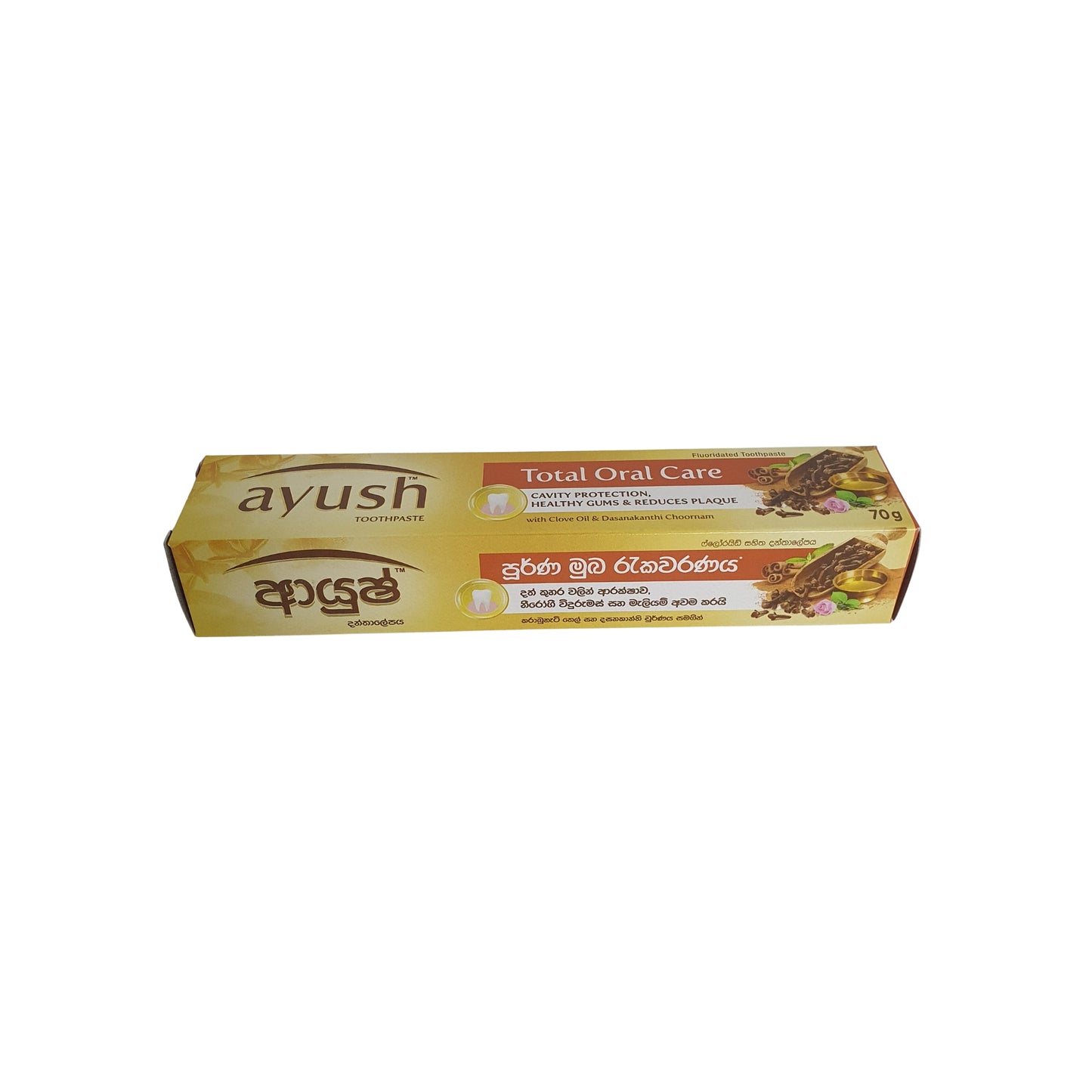 Ayush Anti Cavity Olio di chiodi di garofano Dentifricio