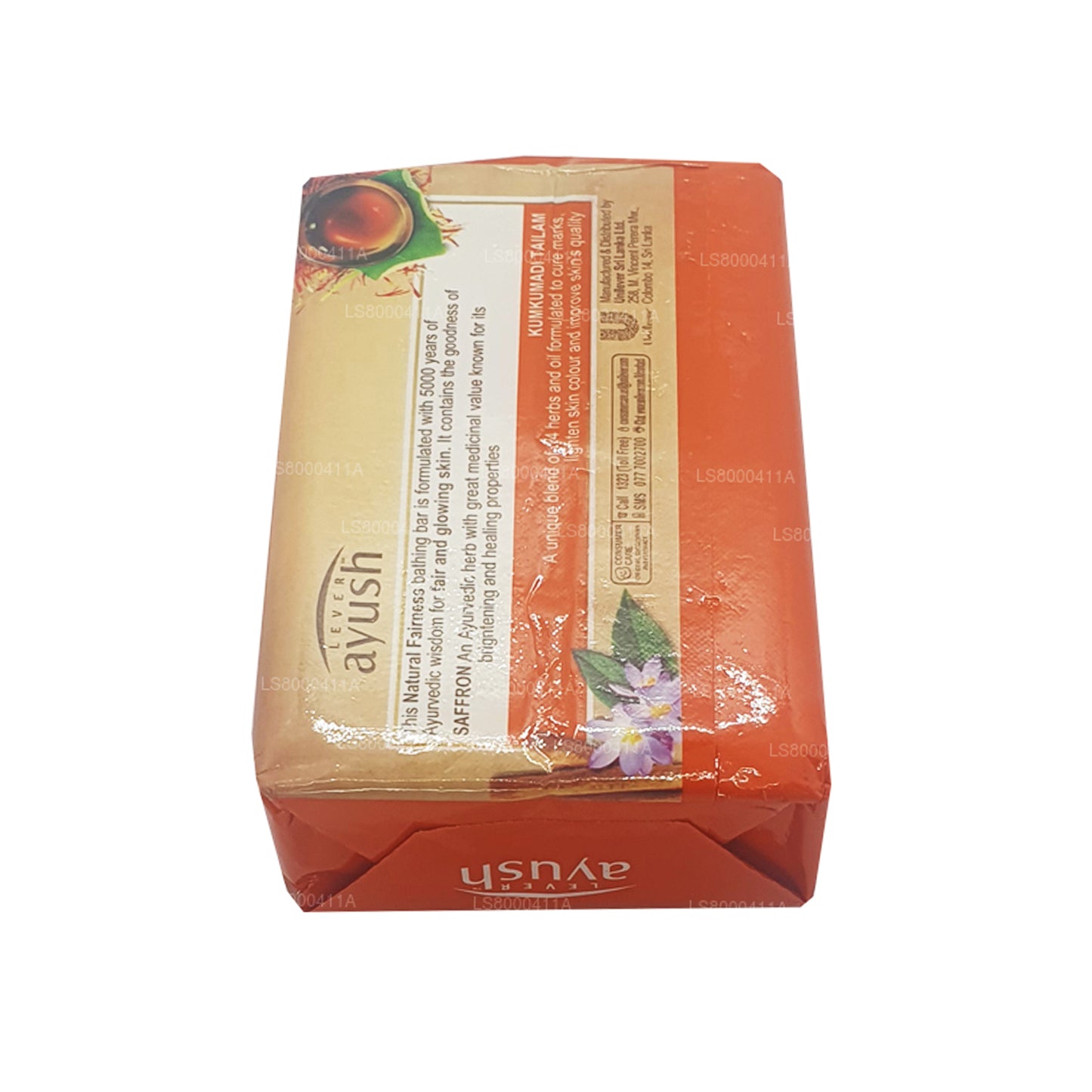 Sapone allo zafferano Lever Ayush Natural Fairness (100g)