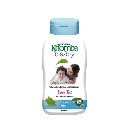 Swadeshi Khomba Talco per bambini Calore pungente (100g)