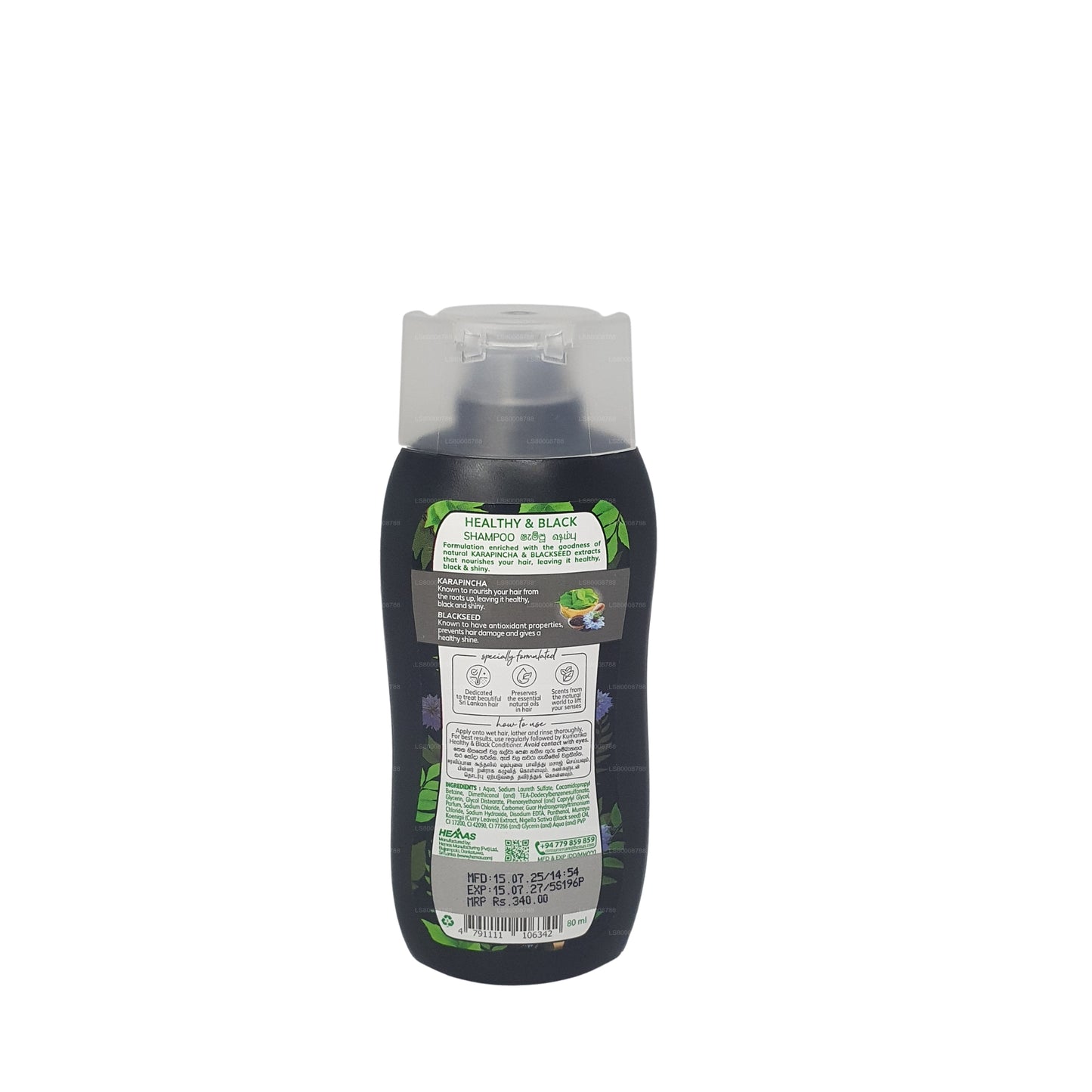 Shampoo sano e nero Kumarika