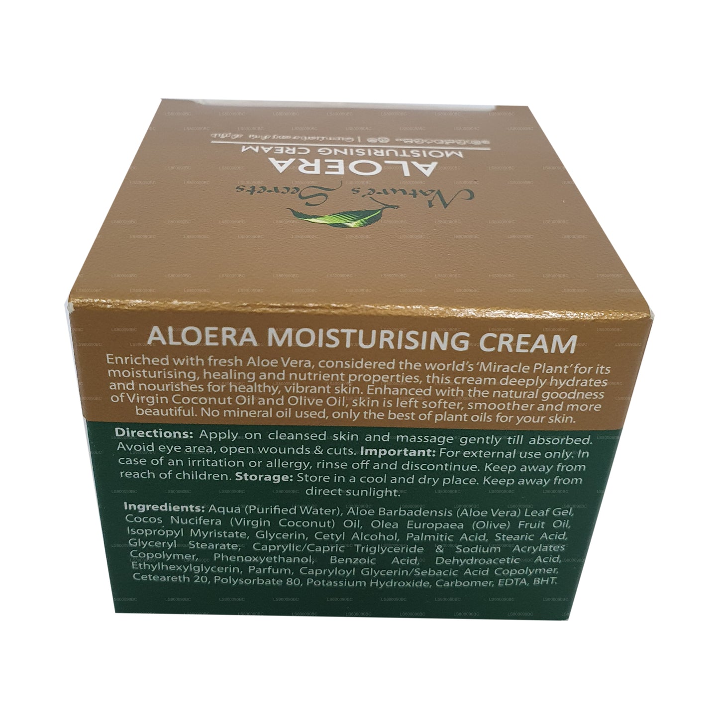 Crema idratante Nature's Secrets Aloera (50ml)