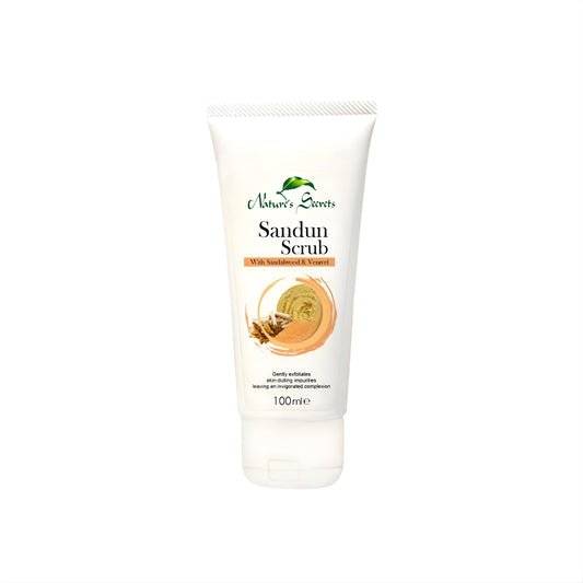 Nature`s Secrets Sandun Scrub con legno di sandalo e Venivel (100ml)