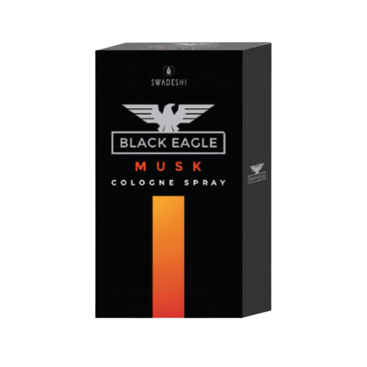 Swadeshi Black Eagle Musk Spray di Colonia (100ml)