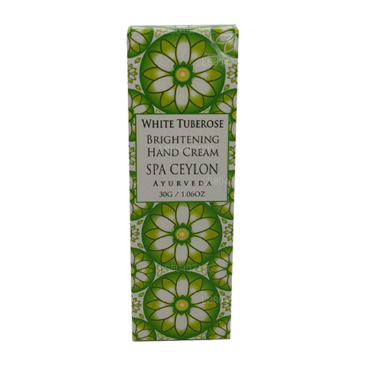 Spa Ceylon White Tuberose Brightening Hand Cream (30g)