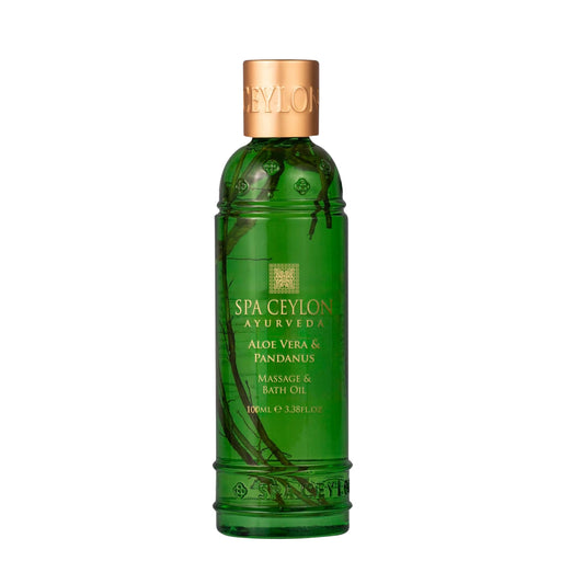 Spa Ceylon Aloe Vera, olio da massaggio e da bagno Pandanus (150 ml)