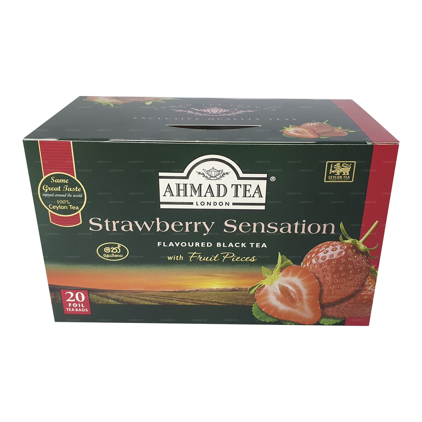 Ahmad Tea Strawberry Tea (40g) 20 Foil Tea Bags
