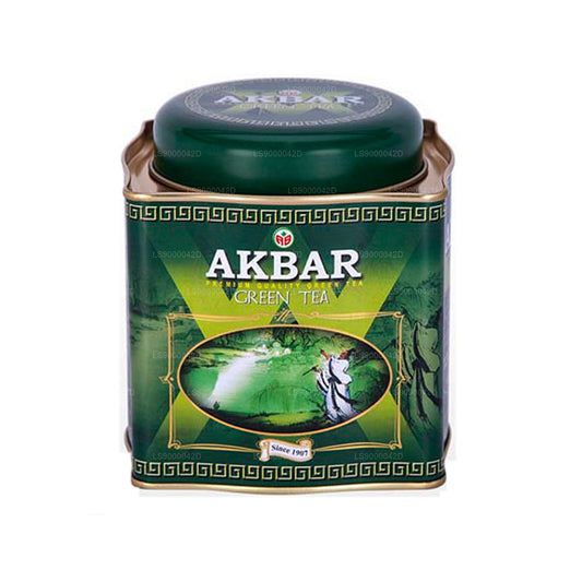 Akbar Classic Green Tea Leaf Tea (250g) Tin