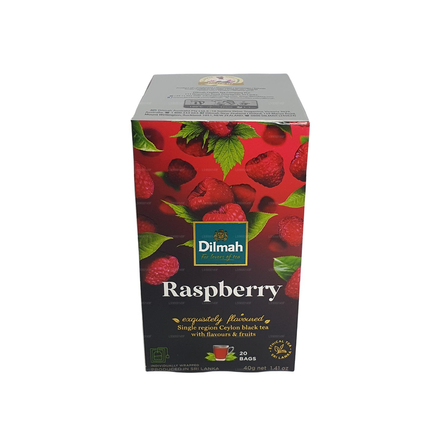 Dilmah Raspberry (30g) 20 bustine di tè