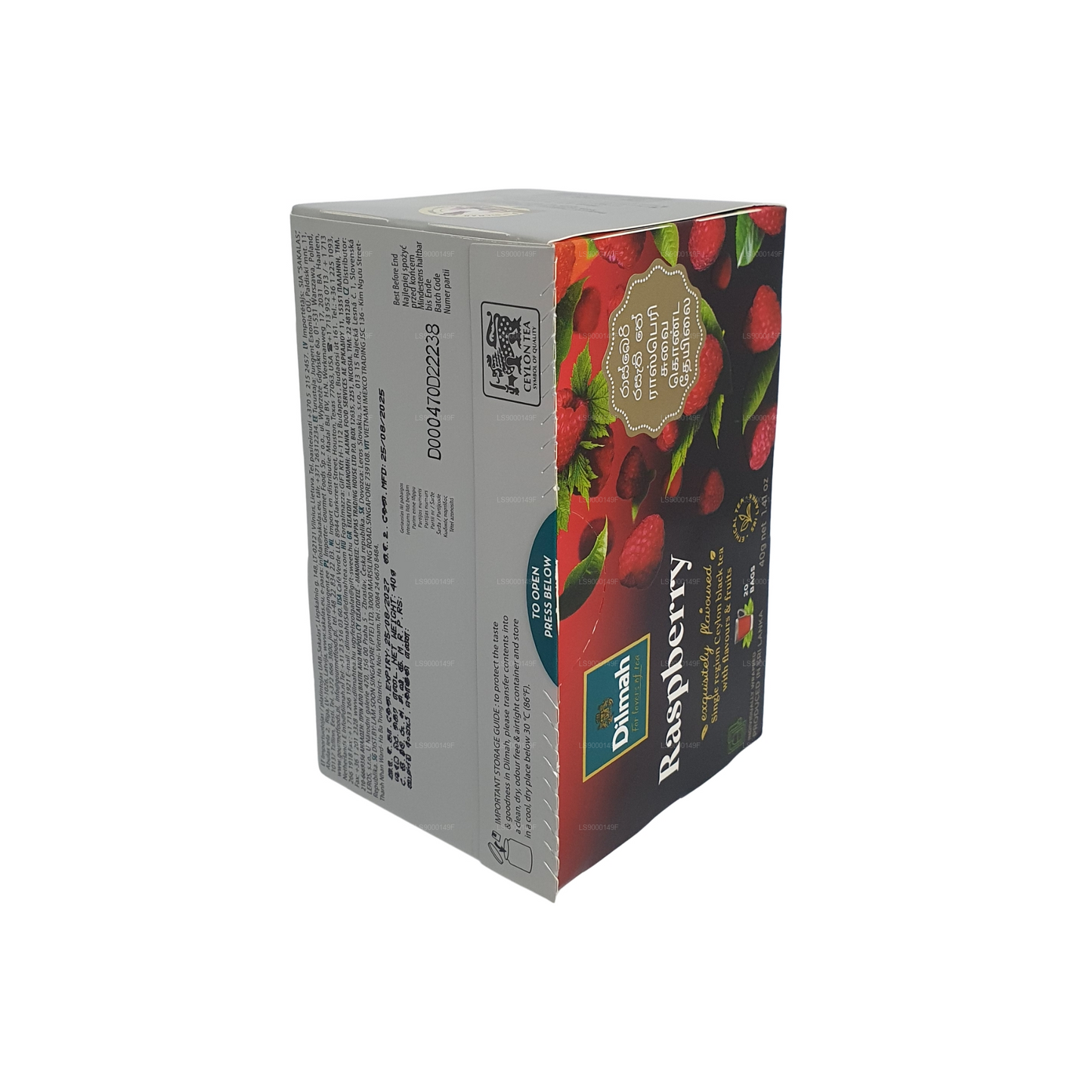 Dilmah Raspberry (30g) 20 bustine di tè