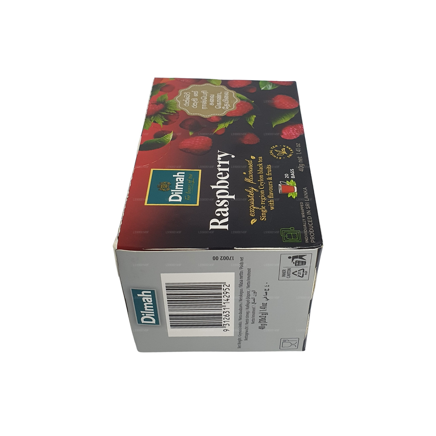 Dilmah Raspberry (30g) 20 bustine di tè