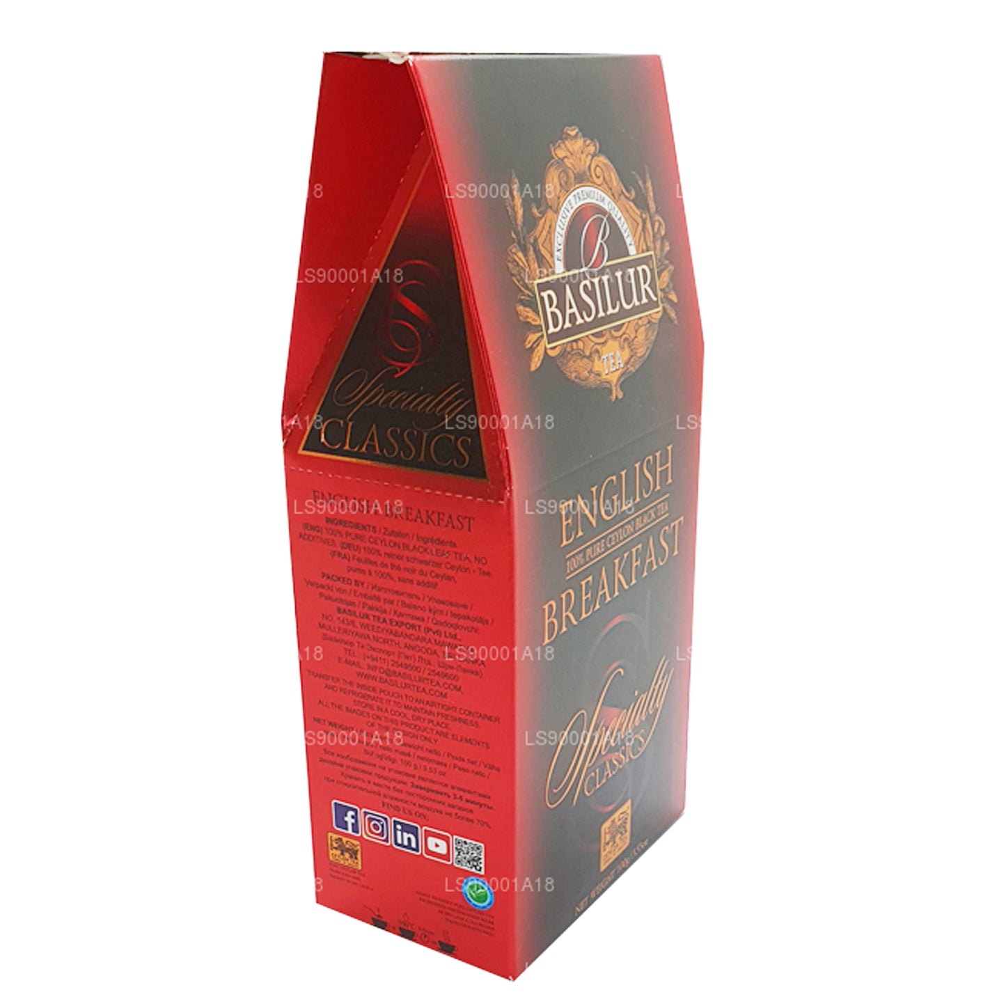 Basilur Specialty Classics English Breakfast (100g)