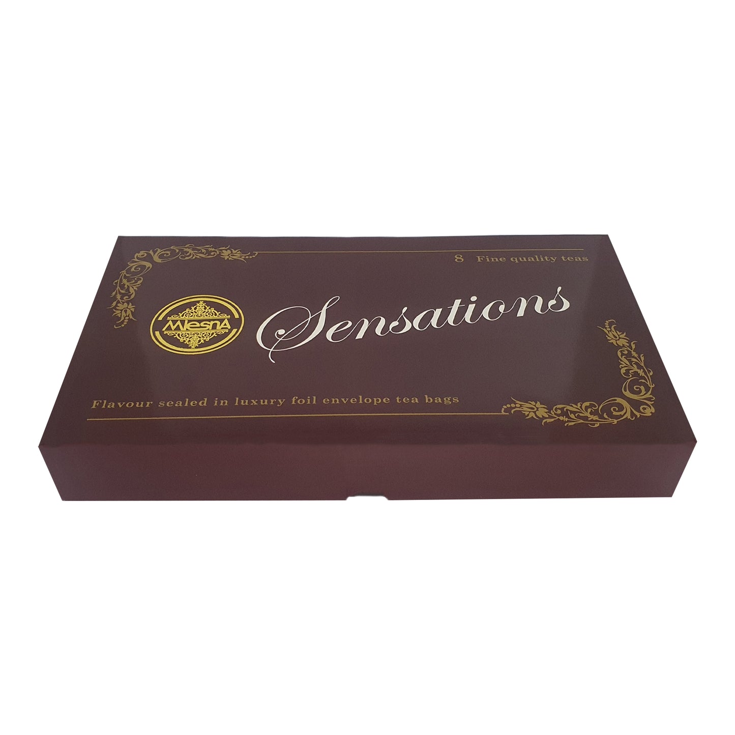 Mlesna Sensations, bustine di tè in lamina di lusso assortite, 8 gusti assortiti (160 g)