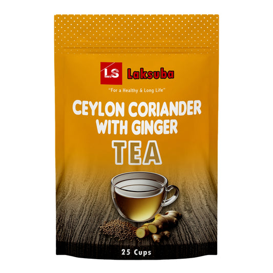 Tè Laksuba al coriandolo e zenzero di Ceylon (37,5 g) 25 bustine