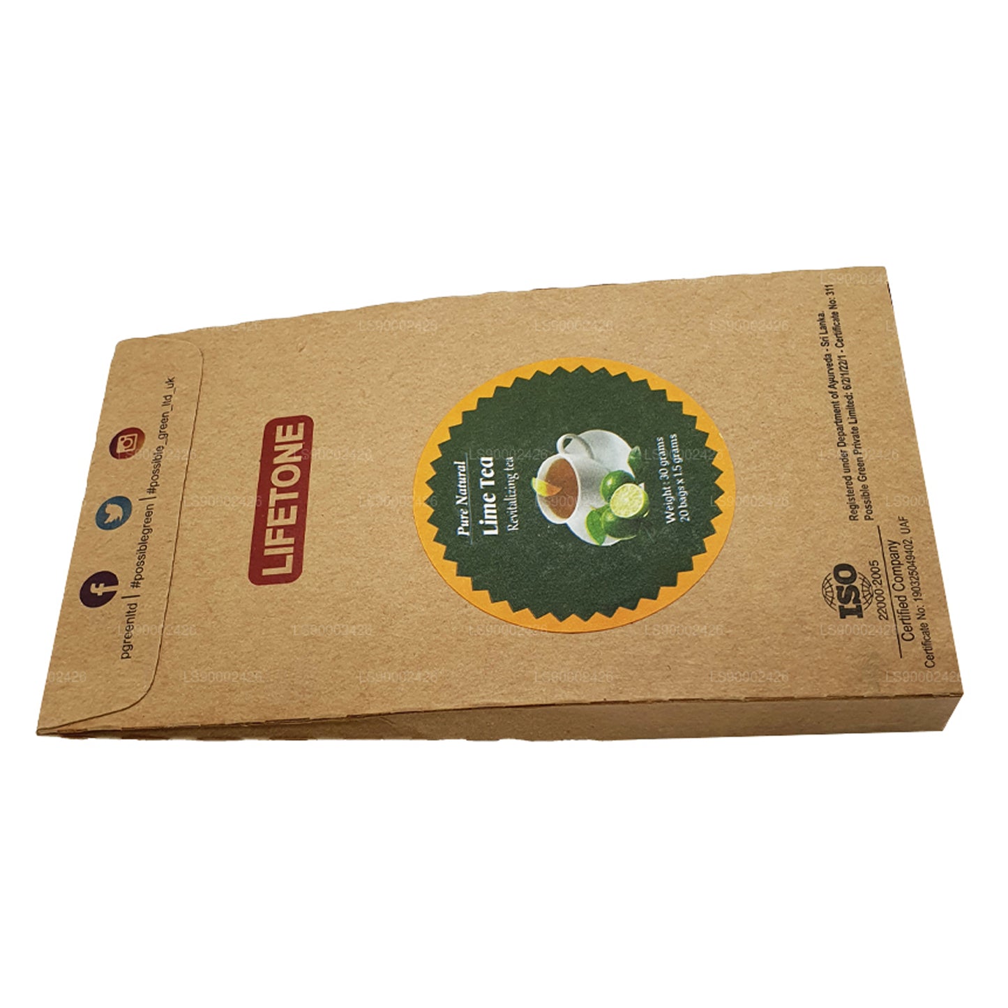 Lifetone Lime Tea (30g) 20 bustine di tè