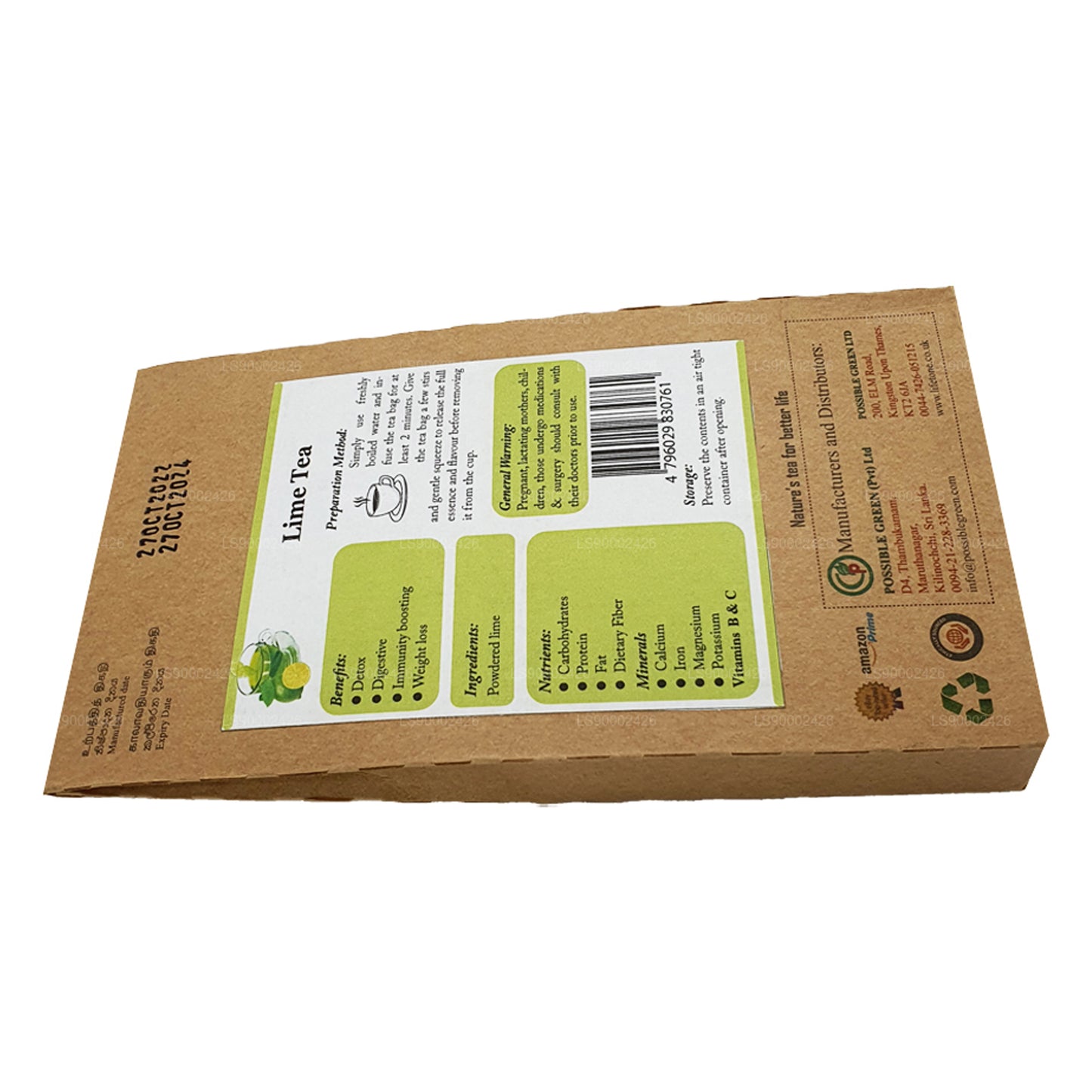 Lifetone Lime Tea (30g) 20 bustine di tè