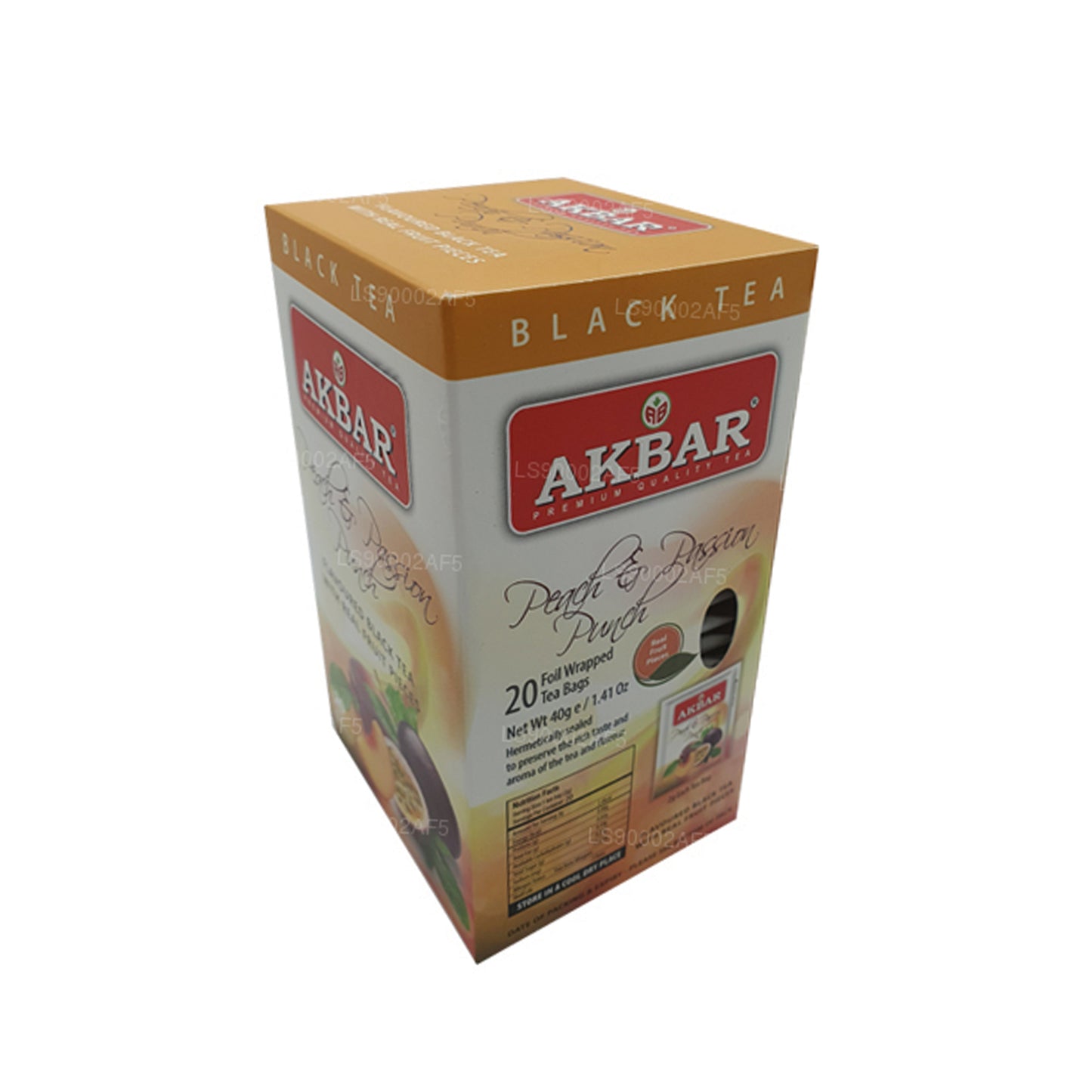 Akbar Peach and Passion Punch (40g) 20 Tea Bags
