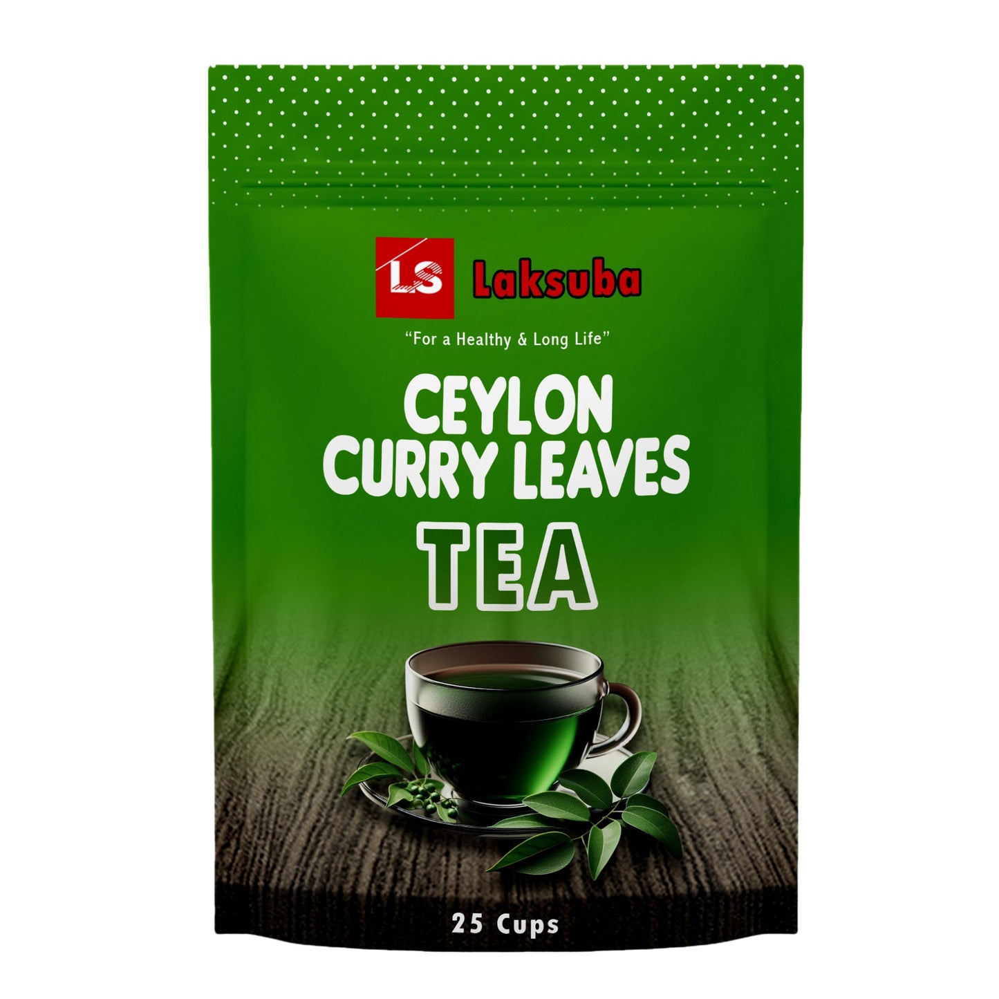 Tè alle foglie di curry di Ceylon Laksuba (37,5 g) 25 bustine