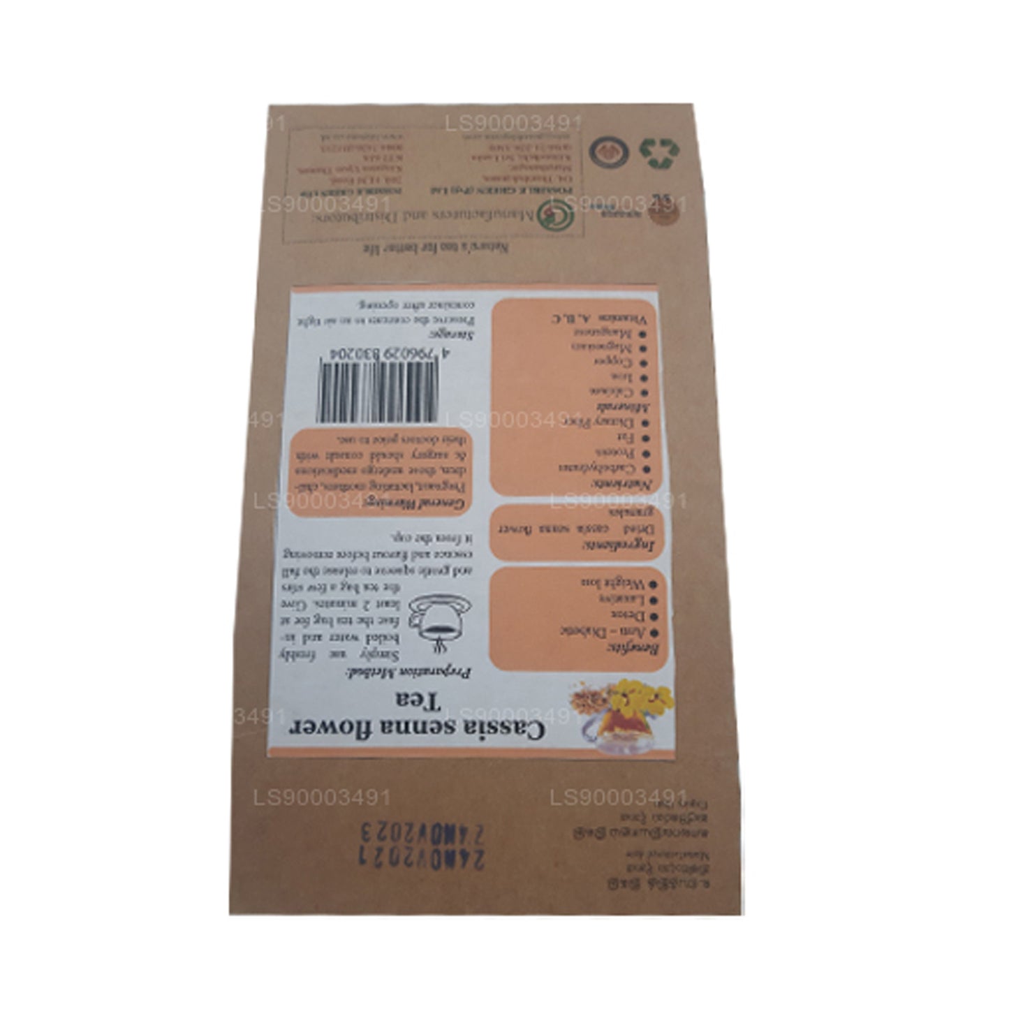 Tè ai fiori di senna Lifetone (30g)