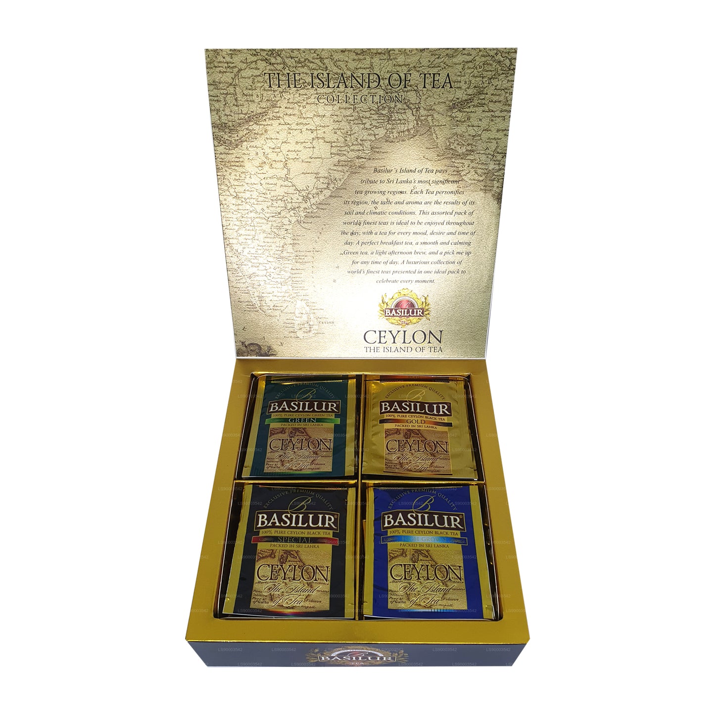 Basilur Island of Tea "Assorted Island of Tea" 40 Enveloped Tea Bags