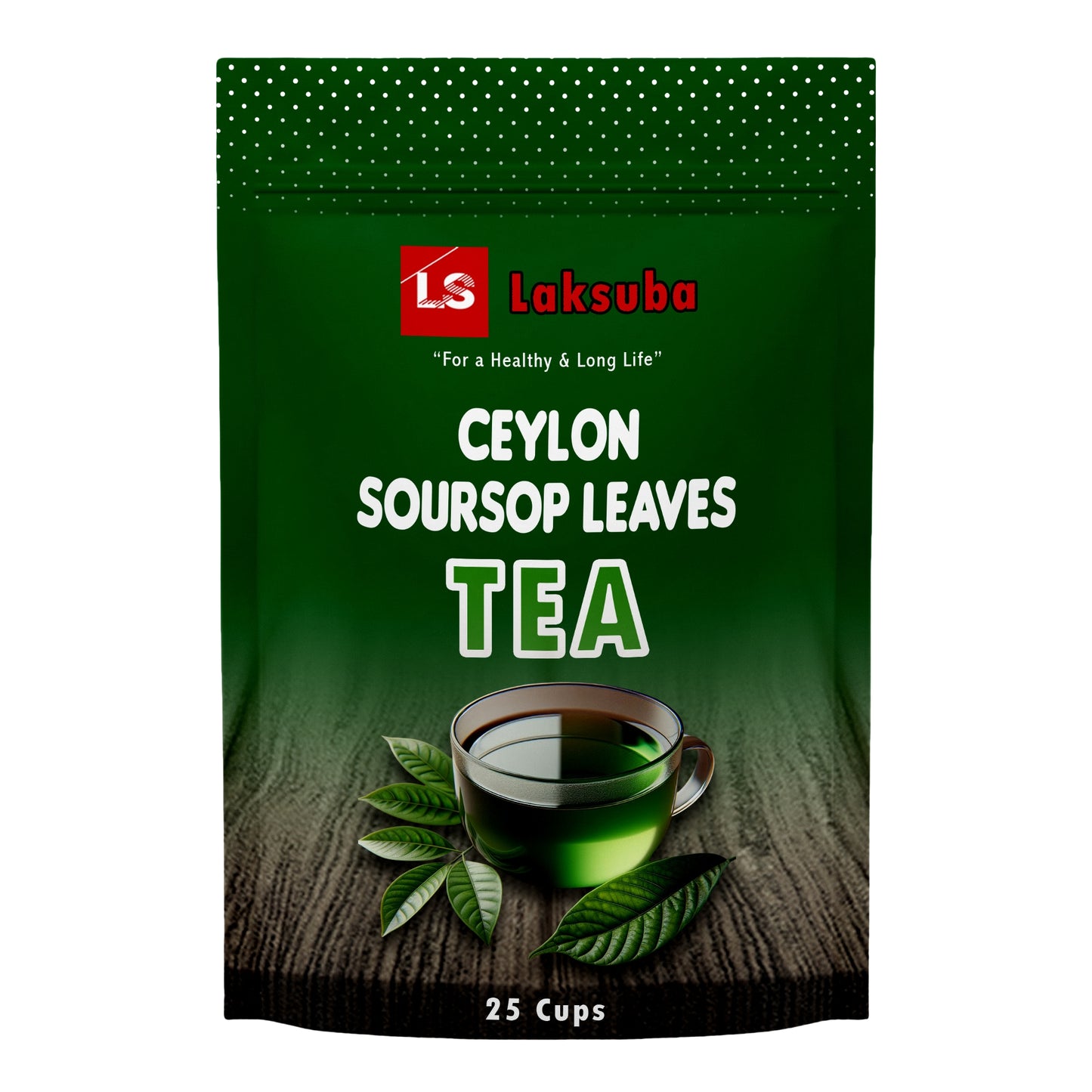 Tè di foglie di graviola Laksuba Ceylon (37,5 g) 25 bustine
