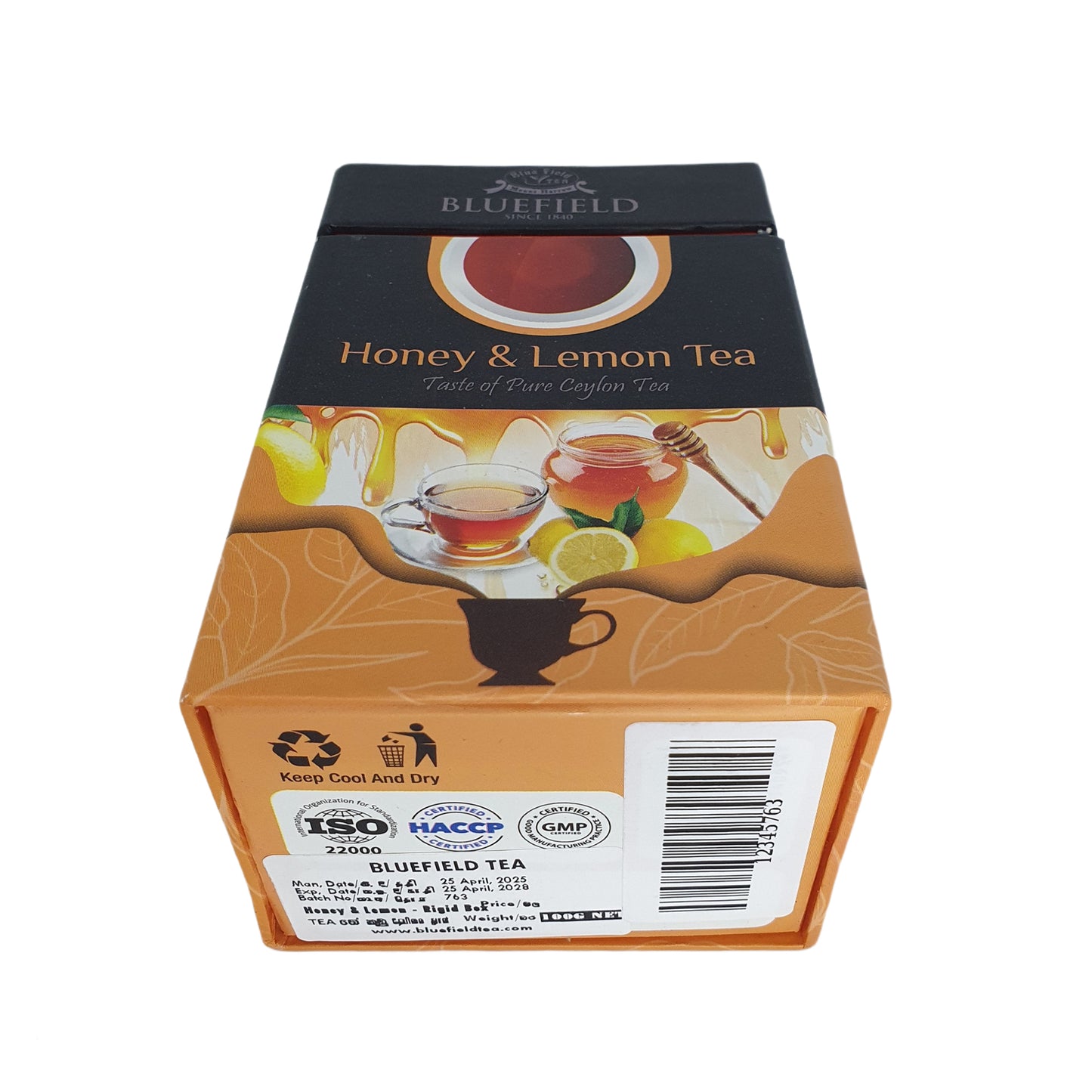 Bluefield Honey & Lemon Flavoured Tea (100g)