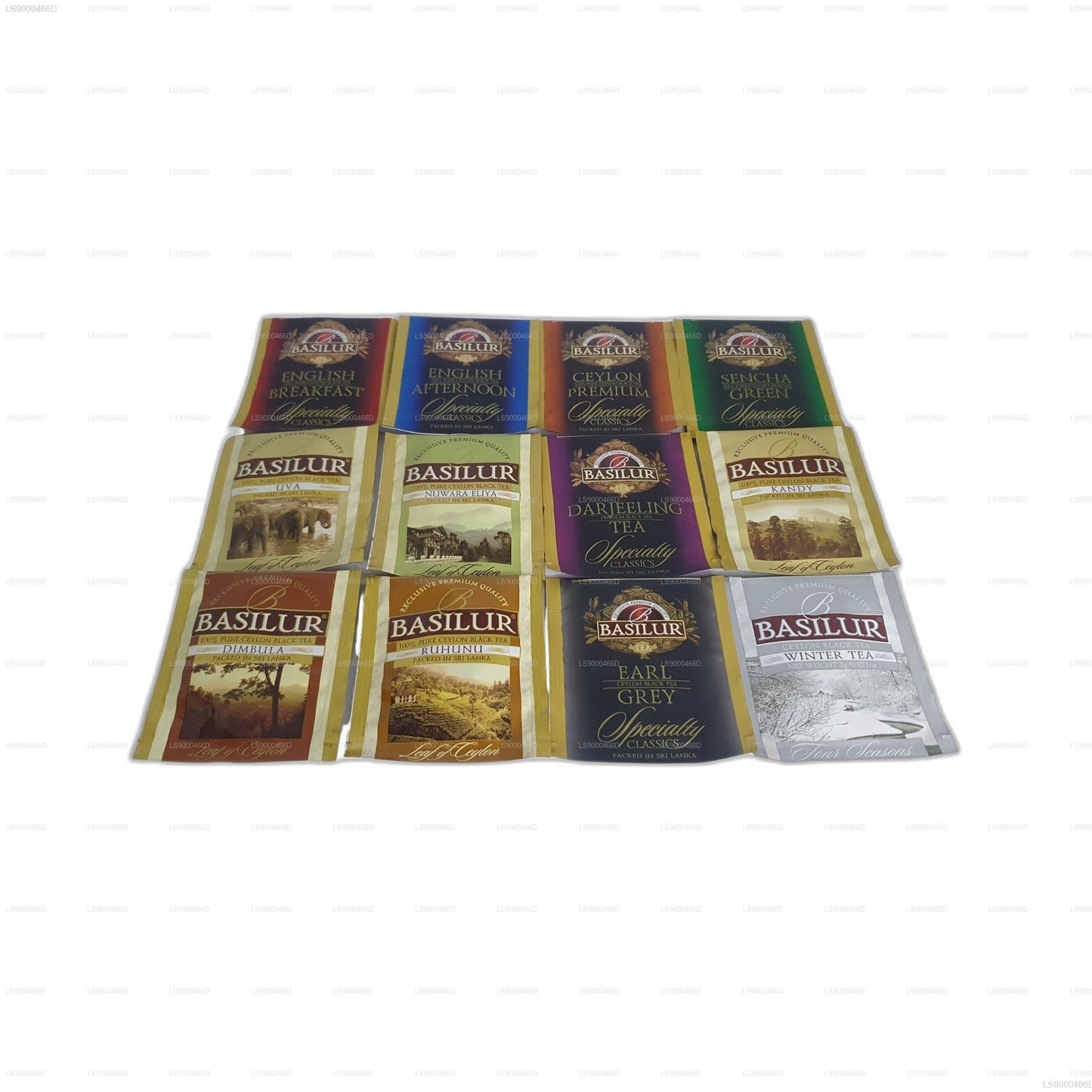 Basilur Executive Gifts - Confezione regalo in legno assortita (235 g) - 120 bustine di tè