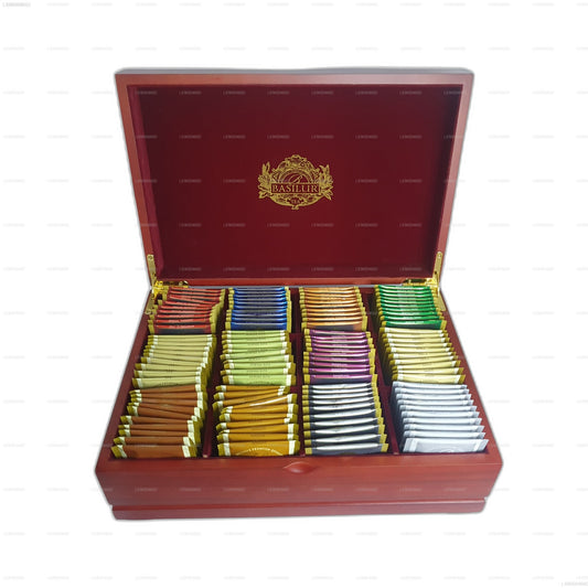 Basilur Executive Gifts - Confezione regalo in legno assortita (235 g) - 120 bustine di tè