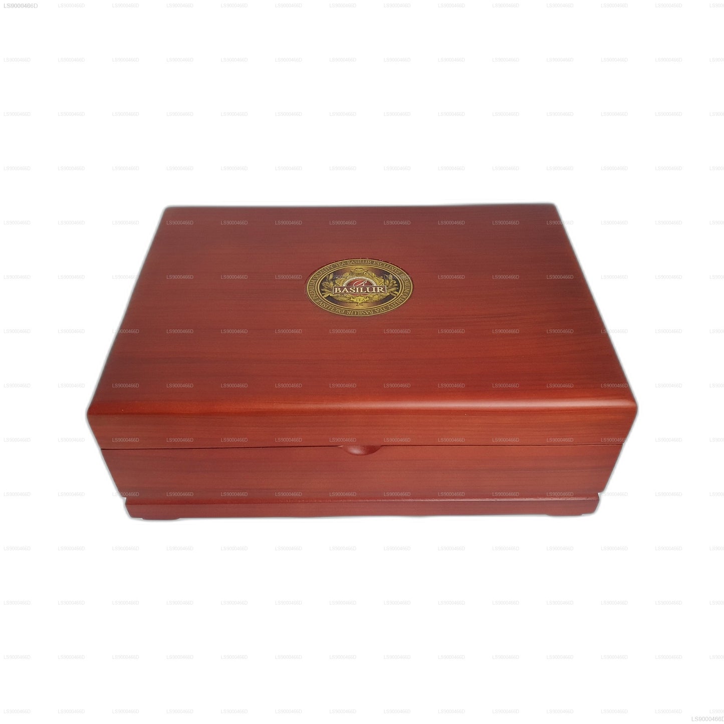 Basilur Executive Gifts - Confezione regalo in legno assortita (235 g) - 120 bustine di tè