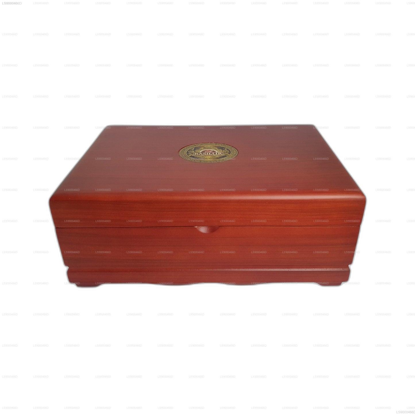 Basilur Executive Gifts - Confezione regalo in legno assortita (235 g) - 120 bustine di tè