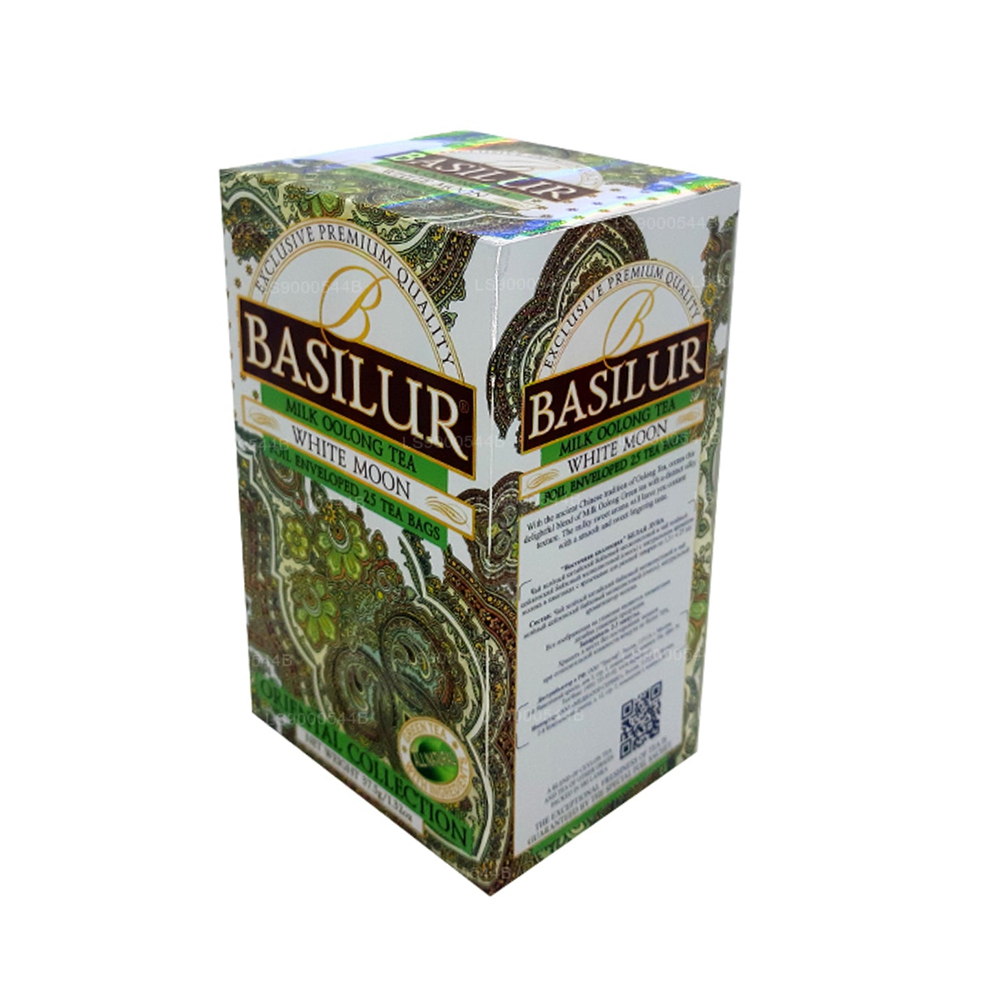 Basilur White Moon Milk Oolong Tea (37.5g) Foil Enveloped 25 Tea Bags