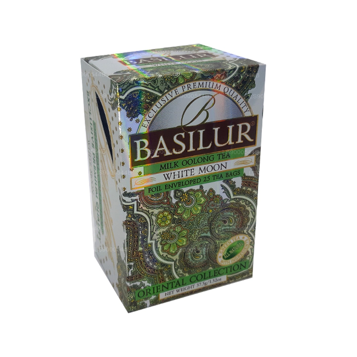 Basilur White Moon Milk Oolong Tea (37.5g) Foil Enveloped 25 Tea Bags
