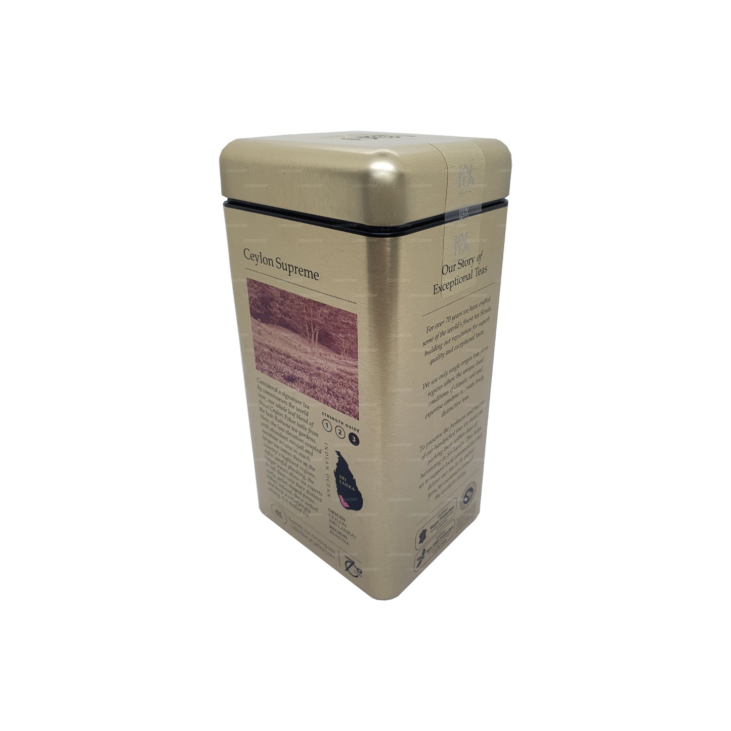Barattolo da tè Classic Gold Collection Ceylon Supreme (50g)