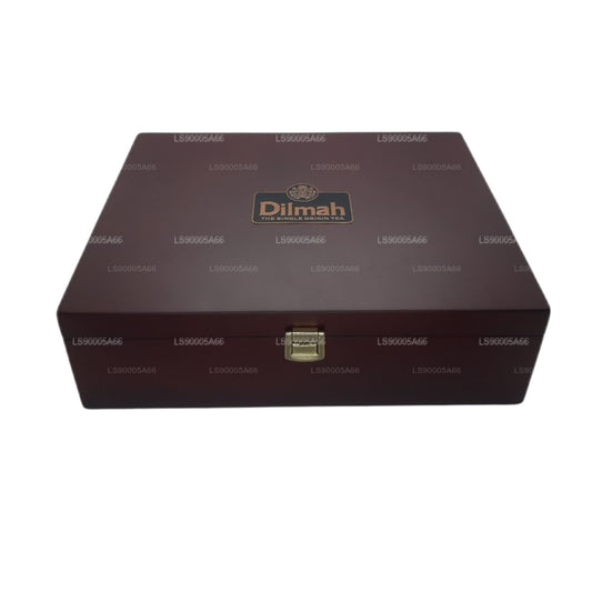 Dilmah Luxury Legname Presenter, con coperchio (12 varietà)
