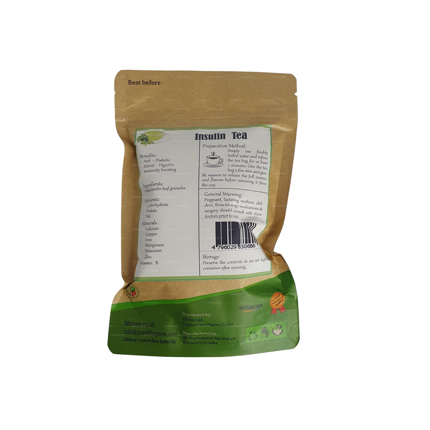 Tè all'insulina Lifetone (40g)