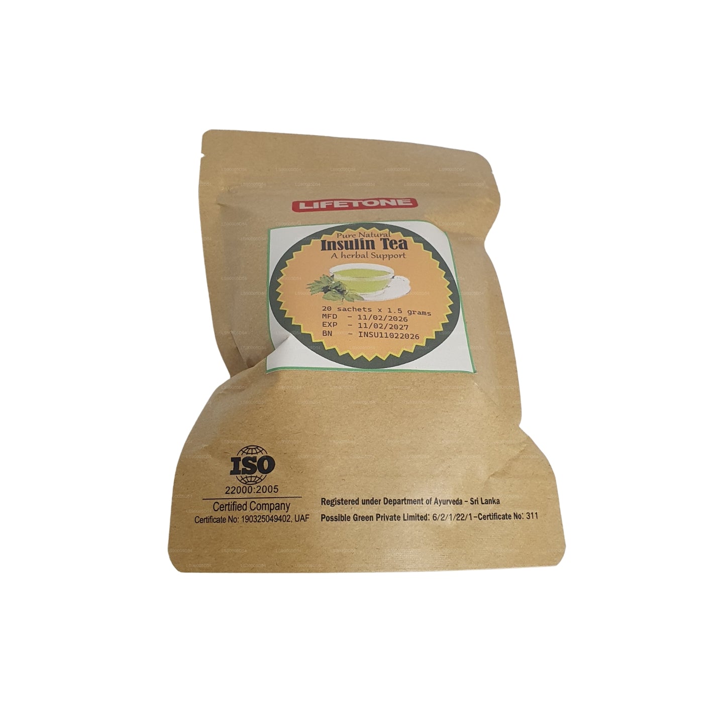 Tè all'insulina Lifetone (40g)