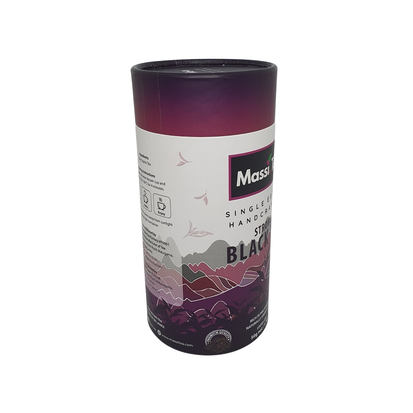 Tè Massi Single Estate Artigianale Forte Tè Nero (50g)